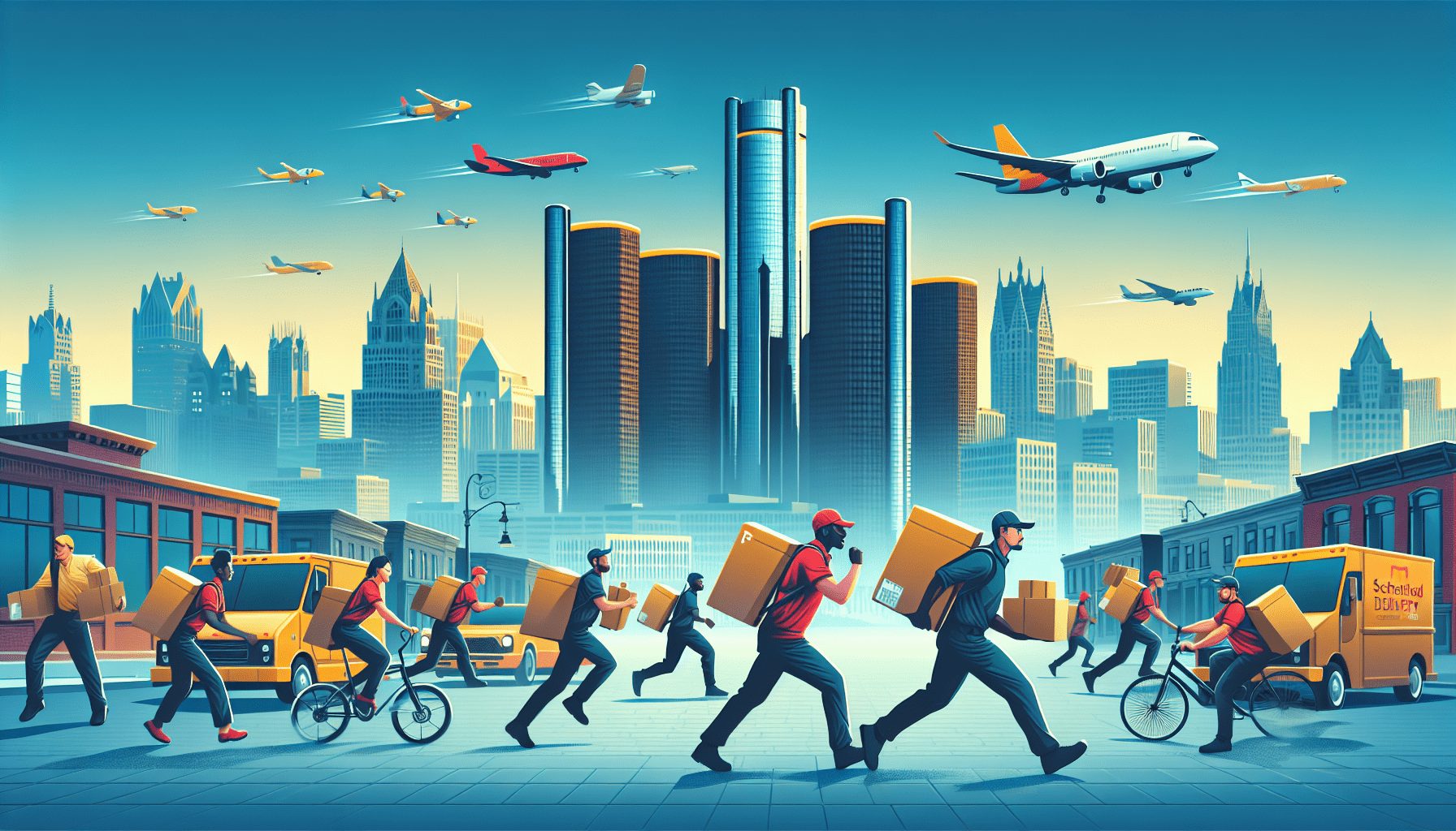 Detroit Scheduled Delivery Service Reliable Couriers