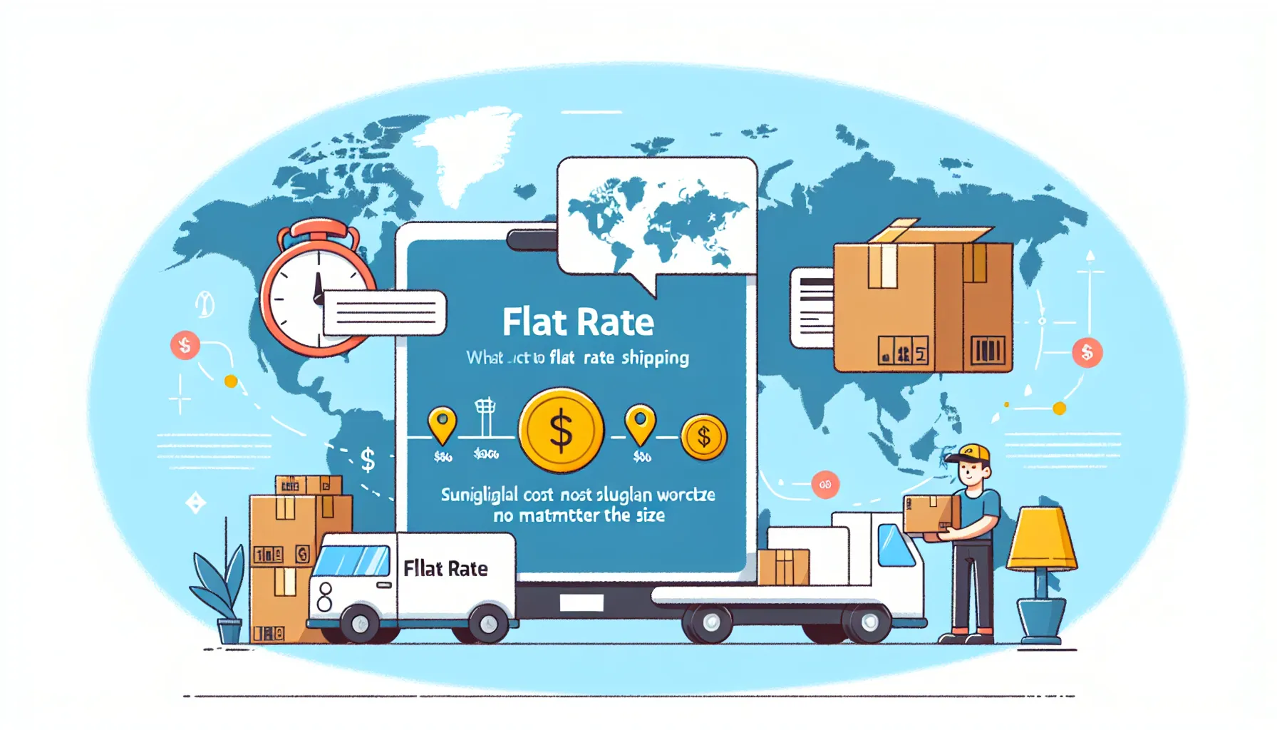 What is flat rate shipping?