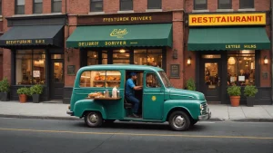 find the best restaurant delivery driver